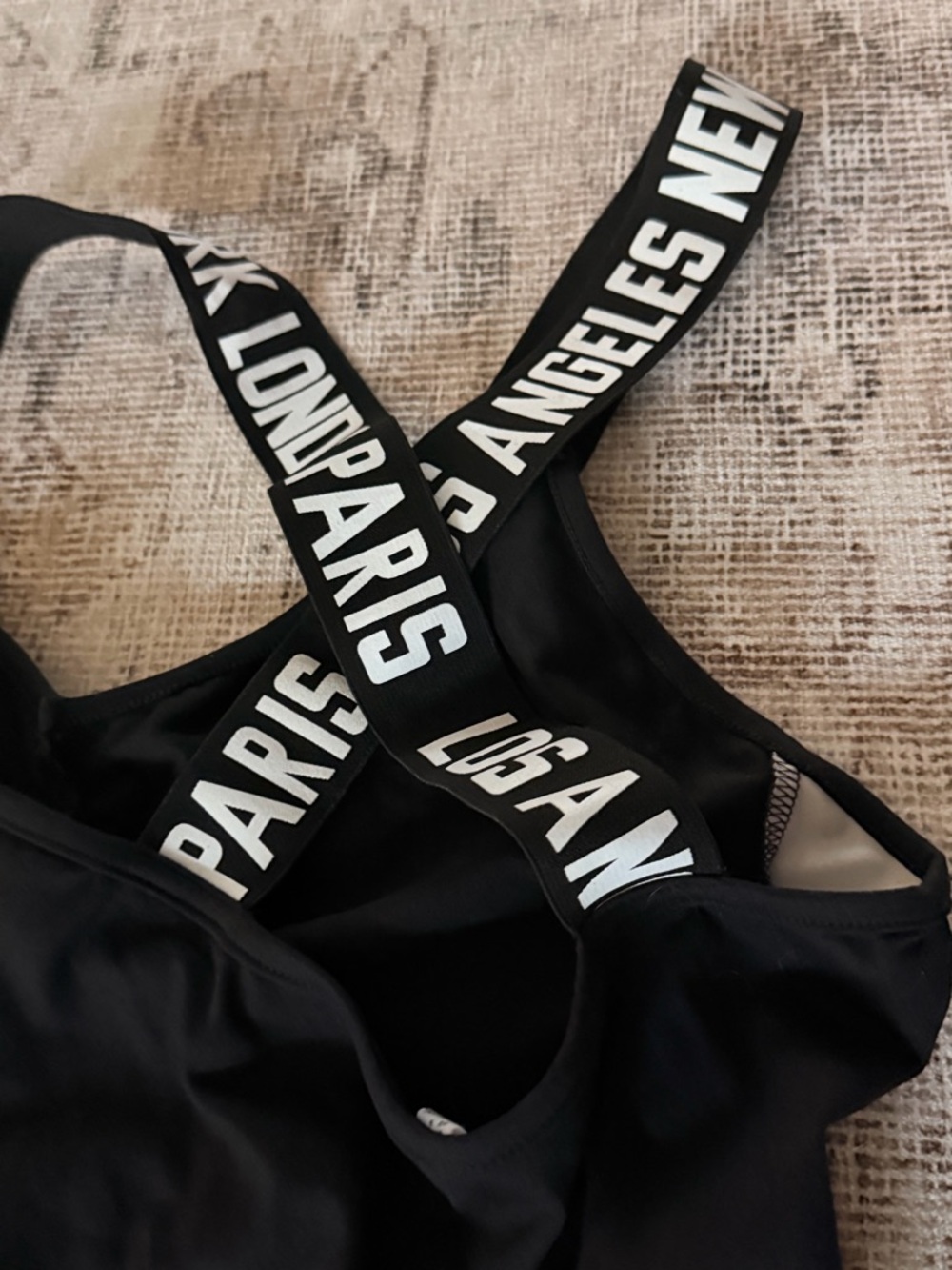 Woman’s bodysuit for working out or sporty wear